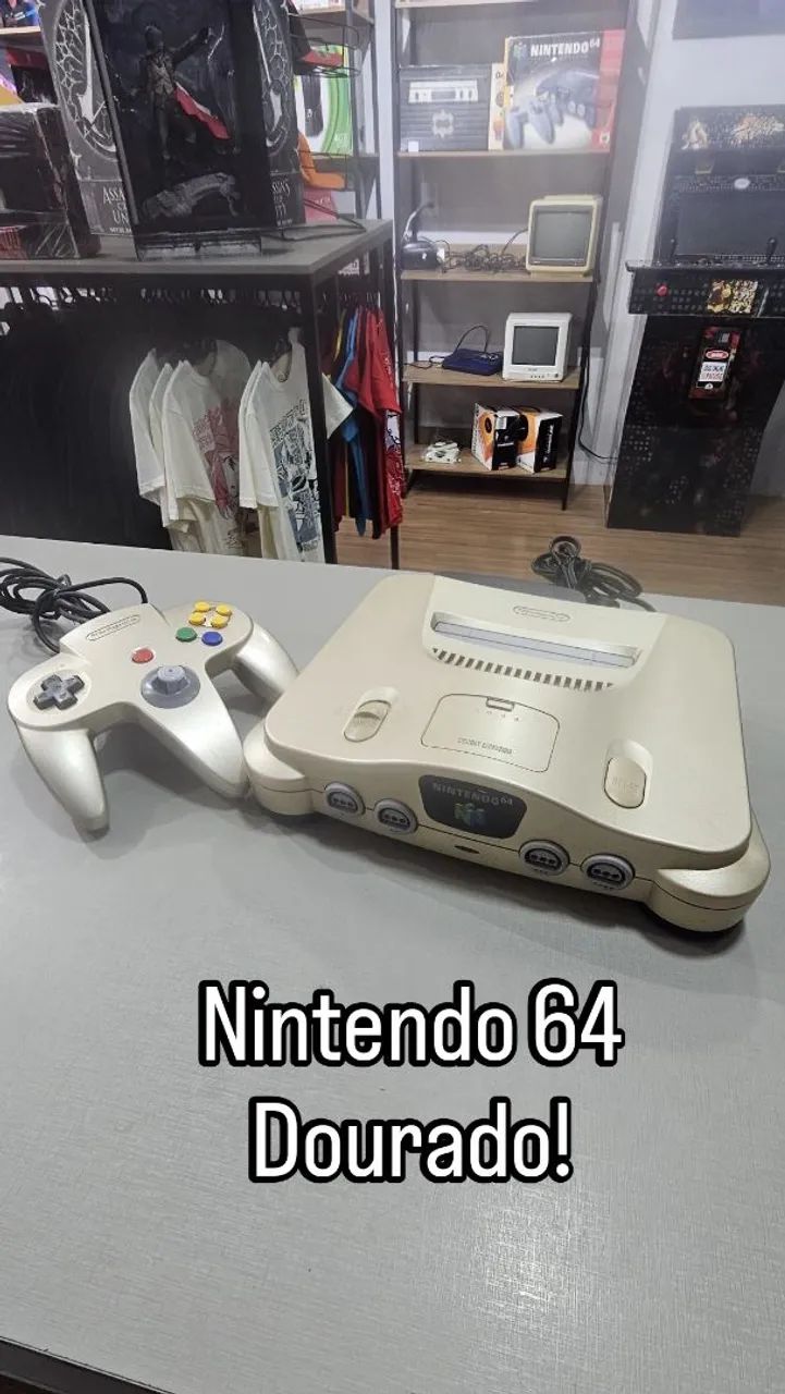 Nintendo 64 Dourado - Foto 5
