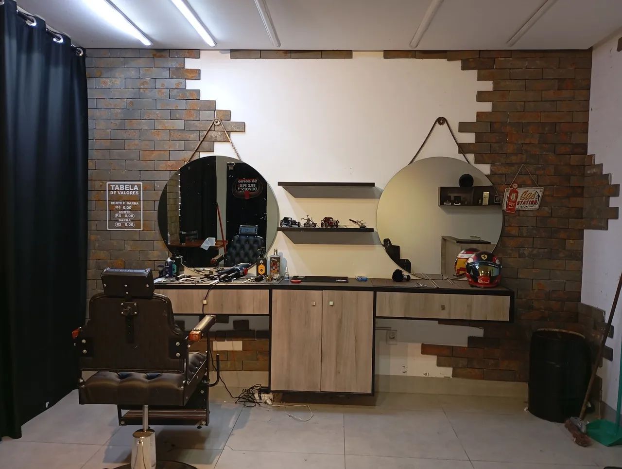 Barbearia completa pra retirar vendo picado
