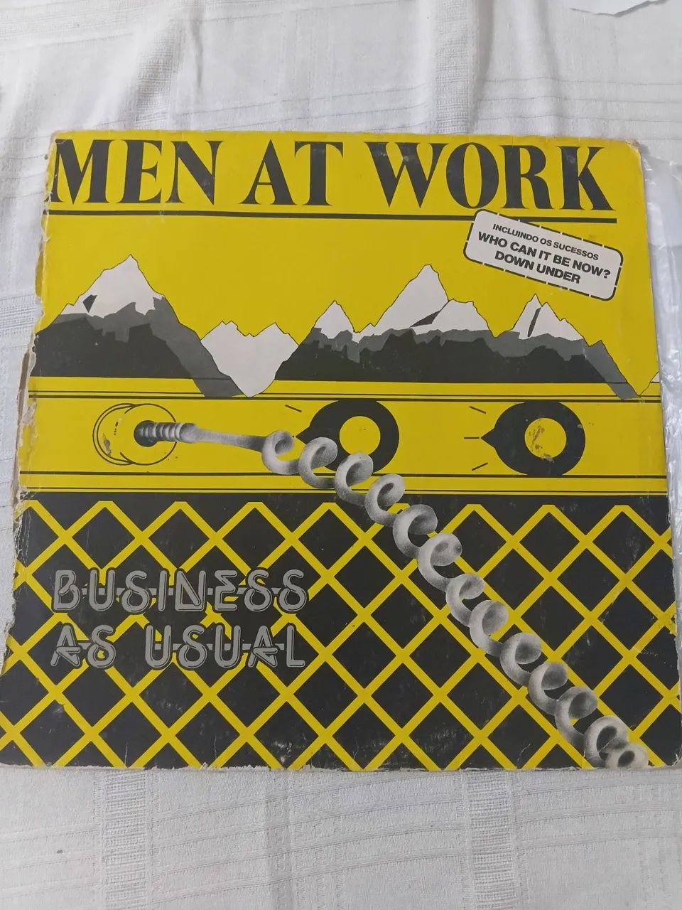 LP Men At Work - Business as Usual Sony Music 1981 Original