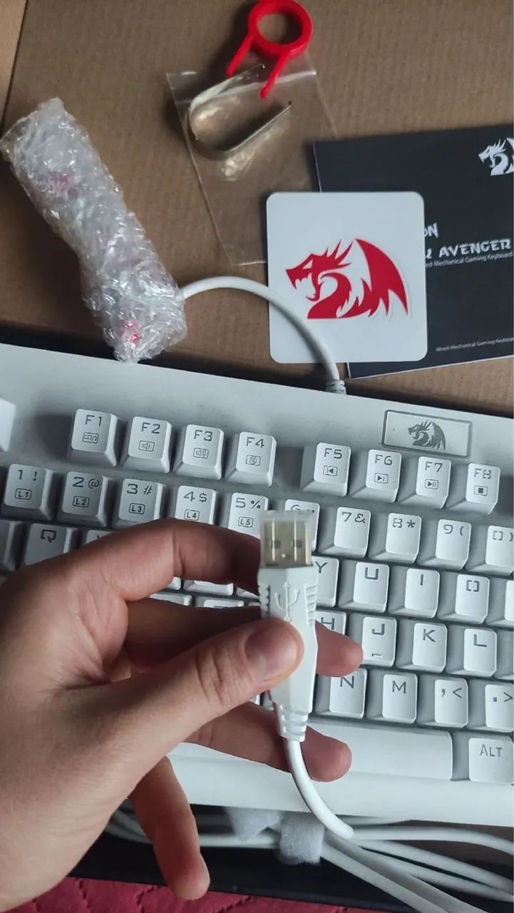 Teclado mecânico Redragon dark avanger dyn - Foto 4