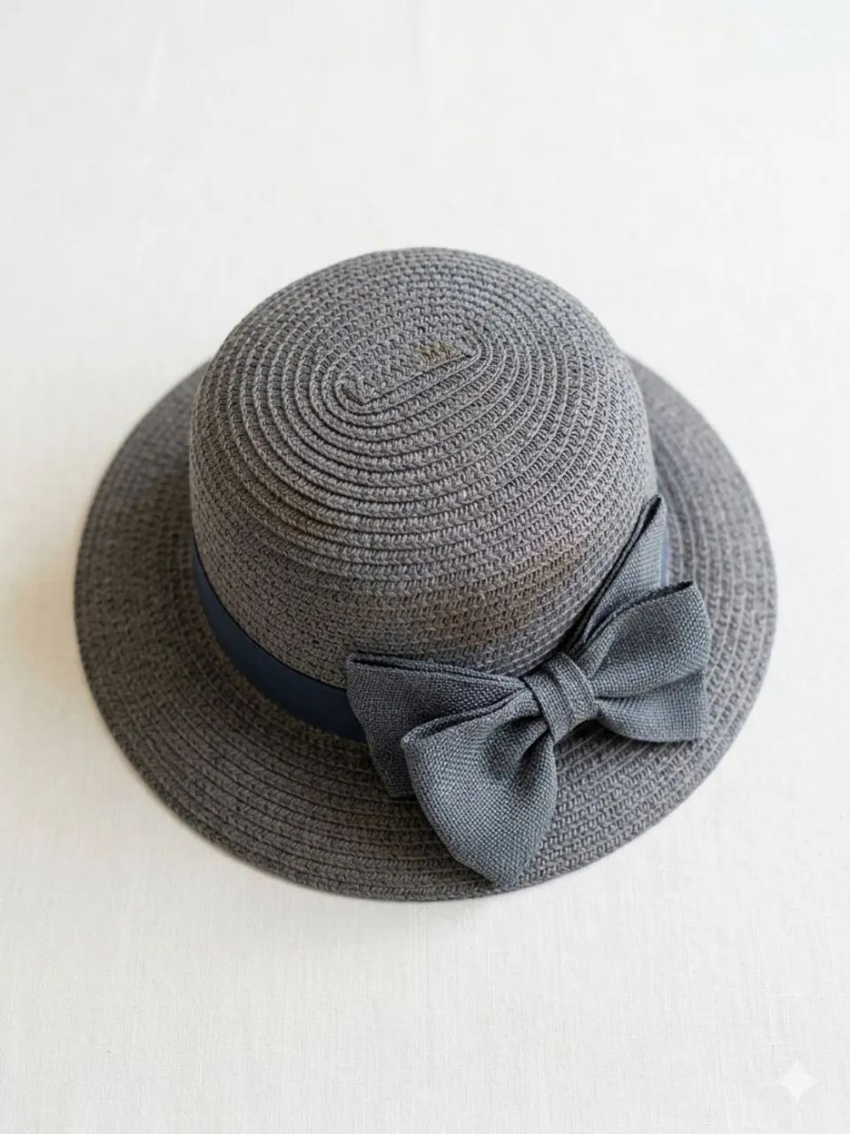 Chapéu Feminino azul com Laço - Elegante 