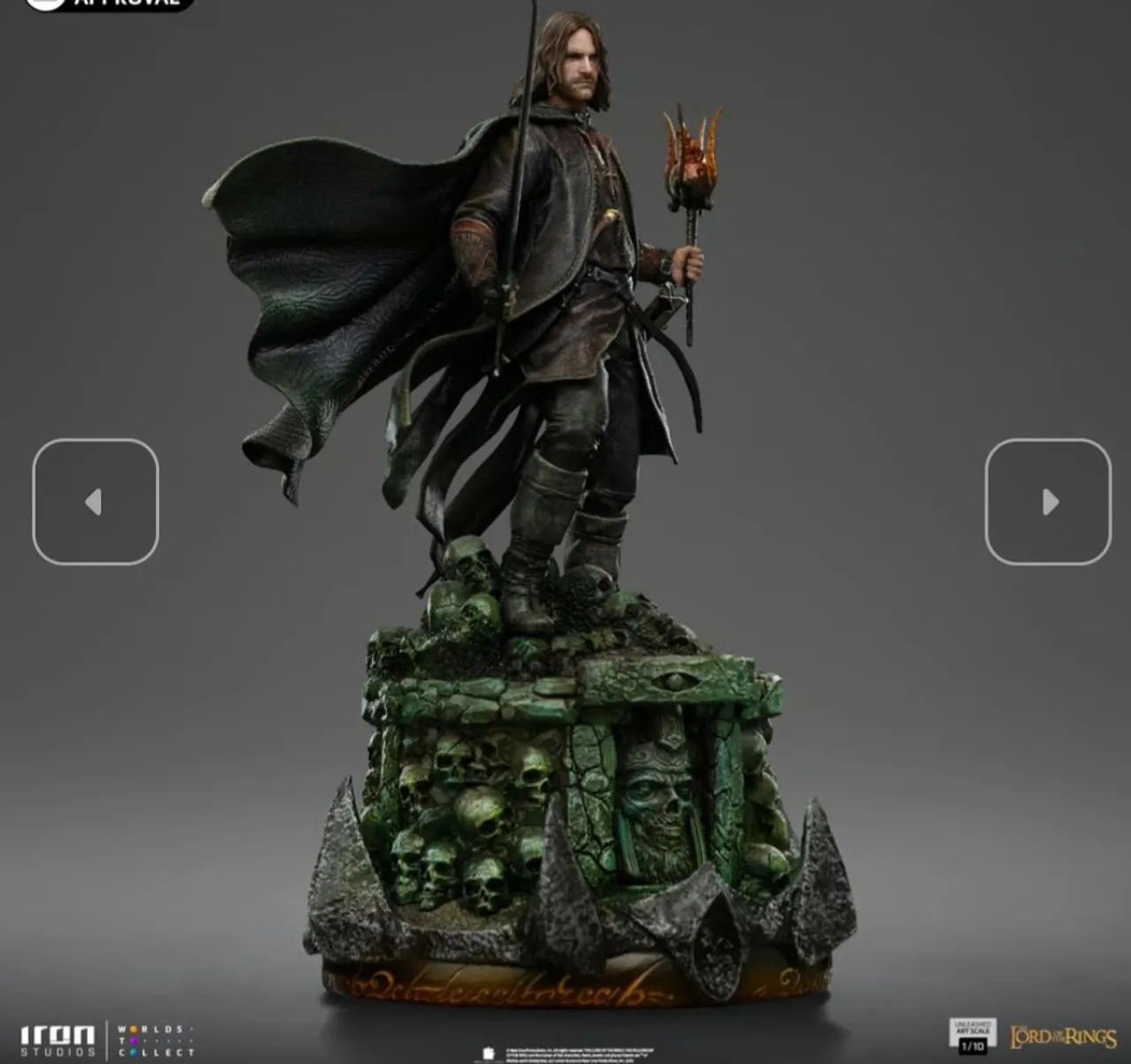 Aragorn Unleashed Iron Studios The Lord of the Rings - Foto 4