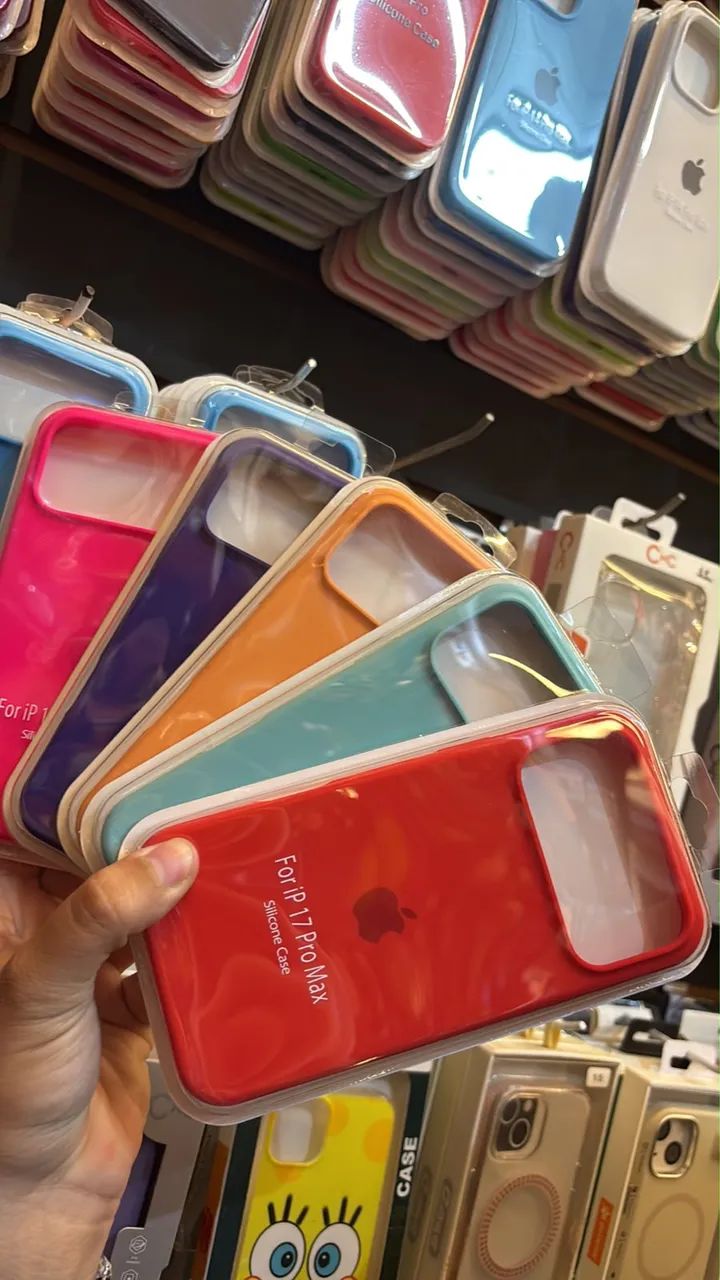 Cases De Silicone para iPhone 17 Pro Max / iPhone 18 Pro Max 