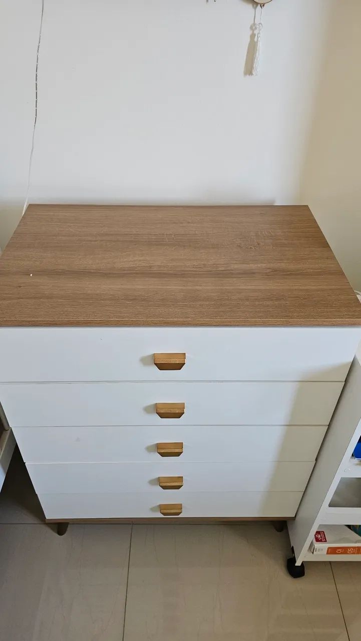 Guarda-roupas e cômoda infantis bartira - Foto 3