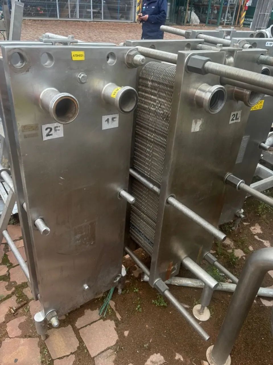 Pasteurizado Trocador de Calor de Placas em Aço Inox GEA - Foto 2