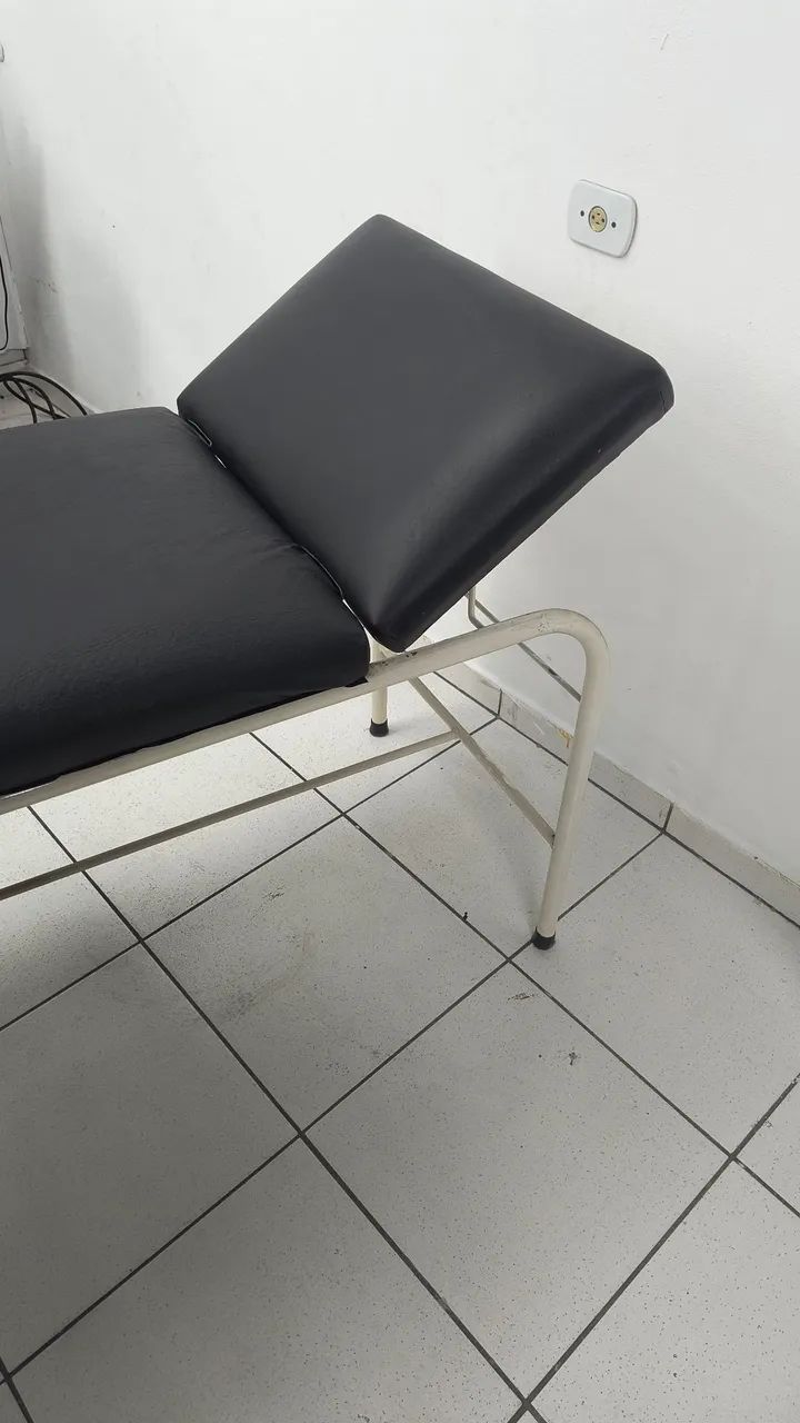 Maca Tubular Com Cabeceira Regulável  + Escada  - Foto 2