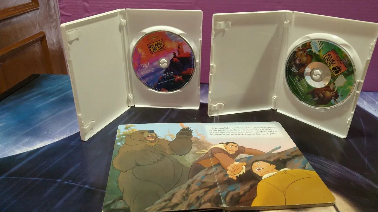 Dvds Irmão Urso 1 e 2 + livro de brinde  - Foto 3