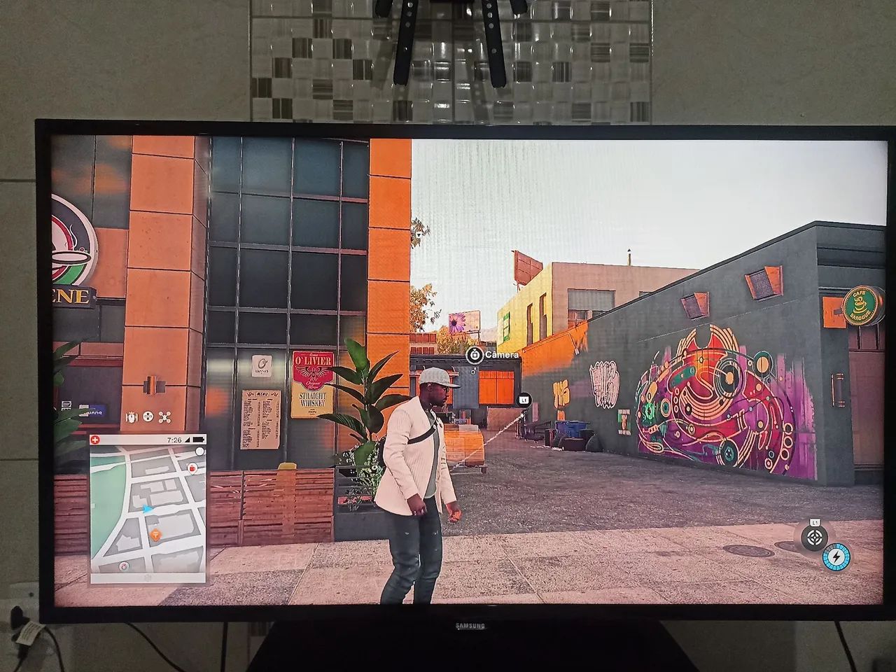PS4 slim com 2 controles e muitos jogos digitais!! - Foto 3