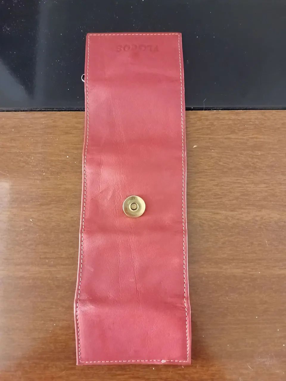 Porta moedas de couro 