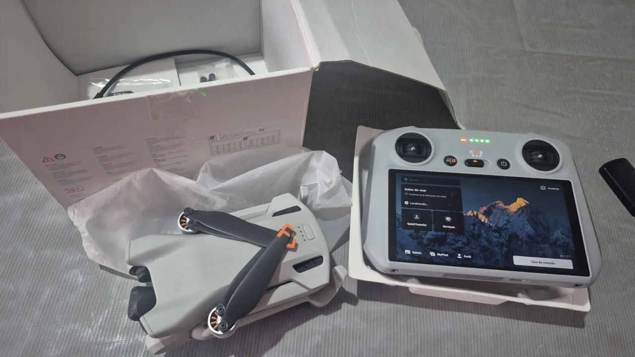 Drone dji mini 3 com tela - Foto 3