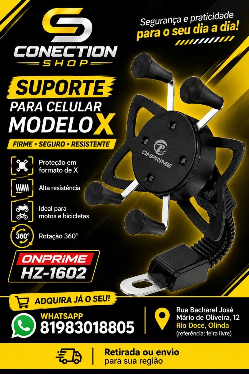 Suporte de celular Motoboy
