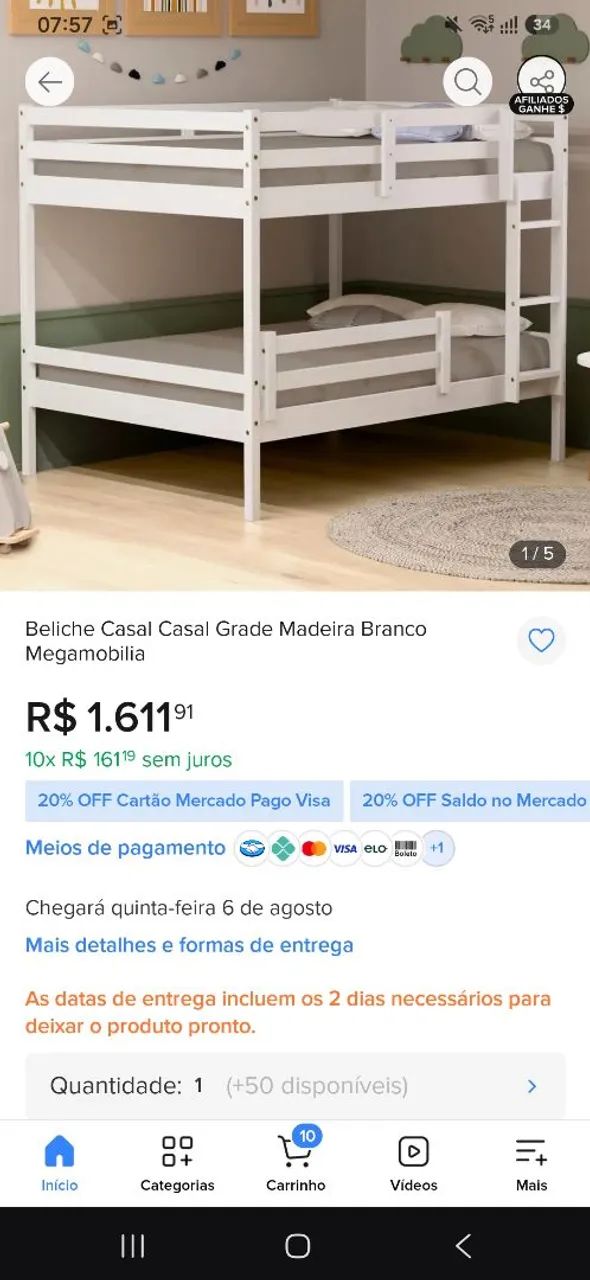 Cama beliche casal  - Foto 2