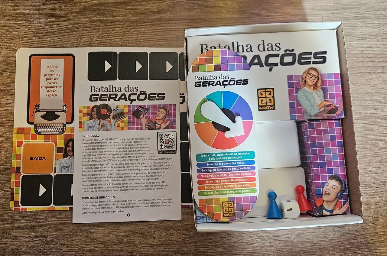 Jogo Batalha das Gerações Grow Perfeito Estado - Foto 5