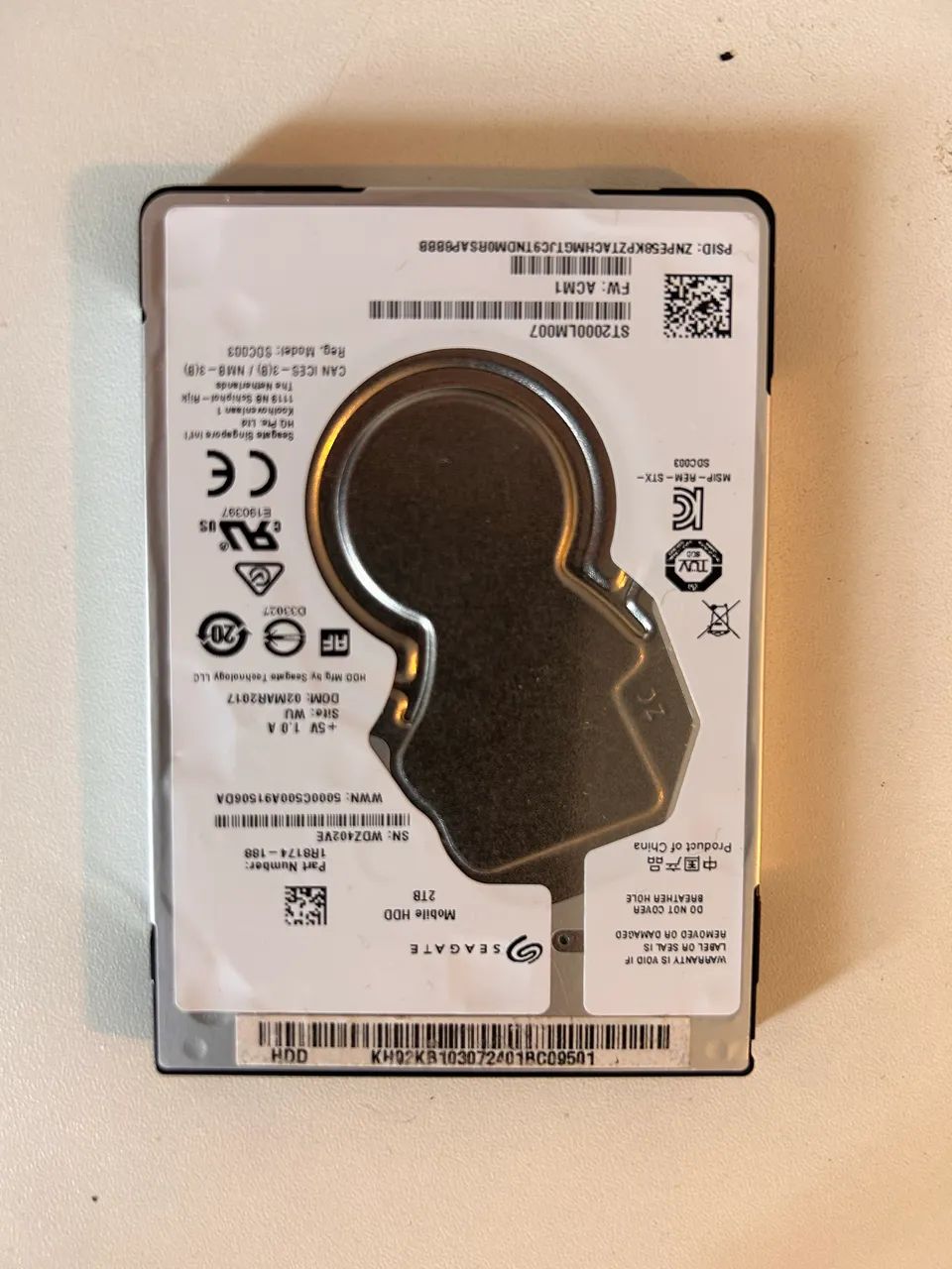 Hd Seagate 2TB (não SSD) com case para uso externo USB - Foto 2