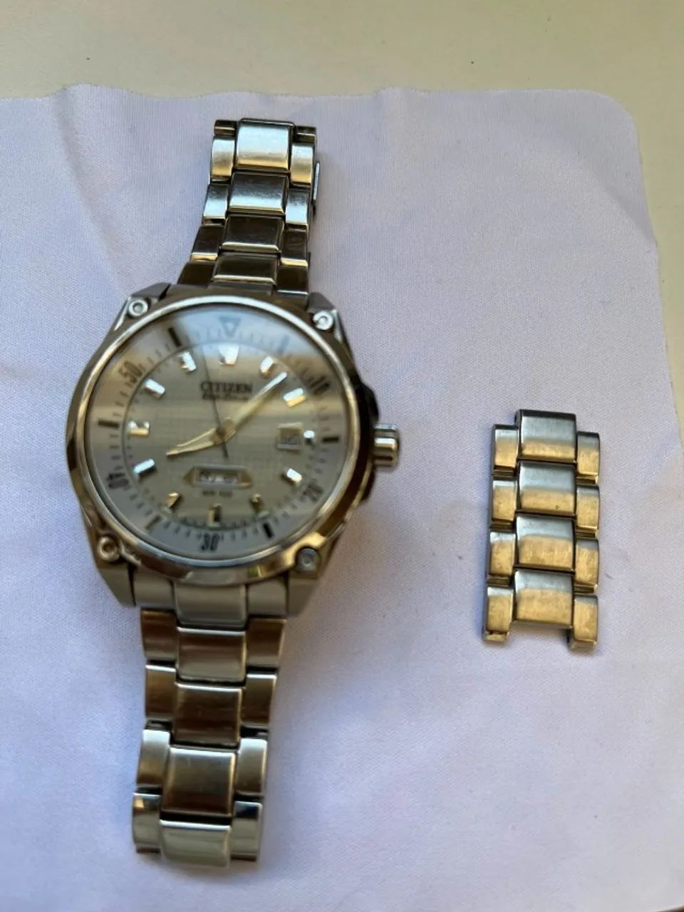 Relógio Citizen EcoDrive vidro de safira - modelo raro - Foto 5