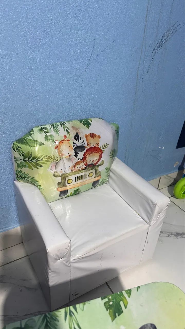 Mesa Cadeira e Puff de bebê  - Foto 2