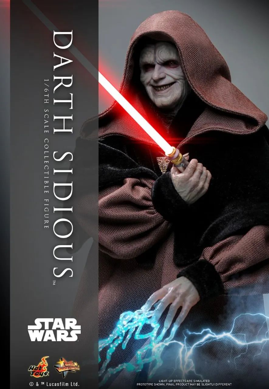 Hot Toys MMS745 Darth Sidious 1/6 - Hobbies e coleções - Imirim