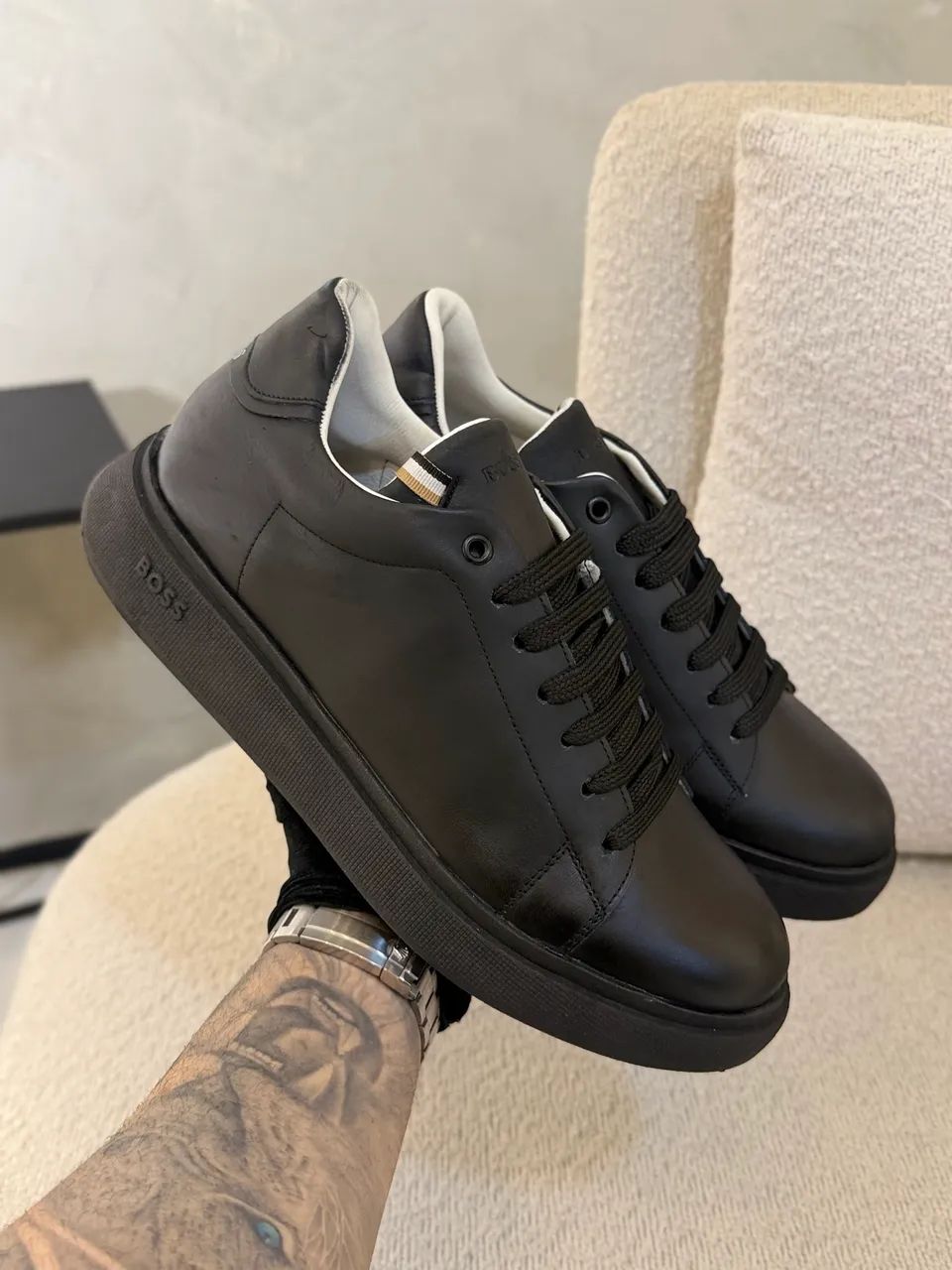 Sapatos de couro 