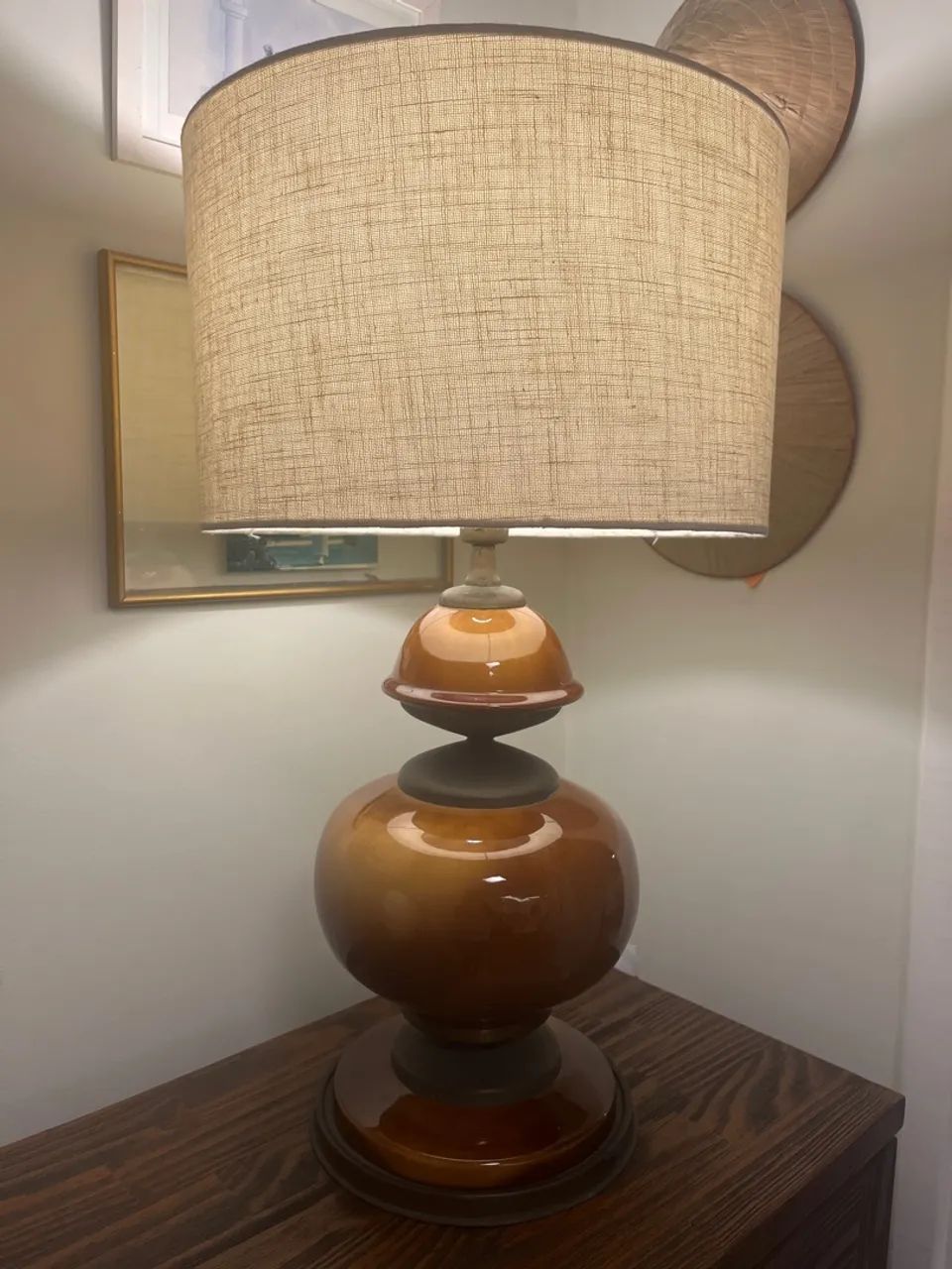 Abajur Cerâmica com Cúpula  - Foto 2