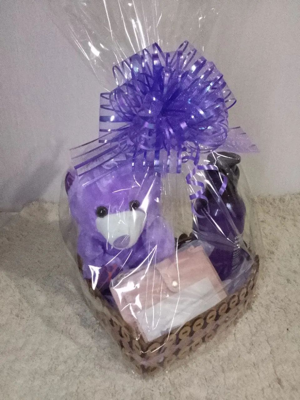 Cesta com Hidratante NativaSpa e urso pelúcia  - Foto 4