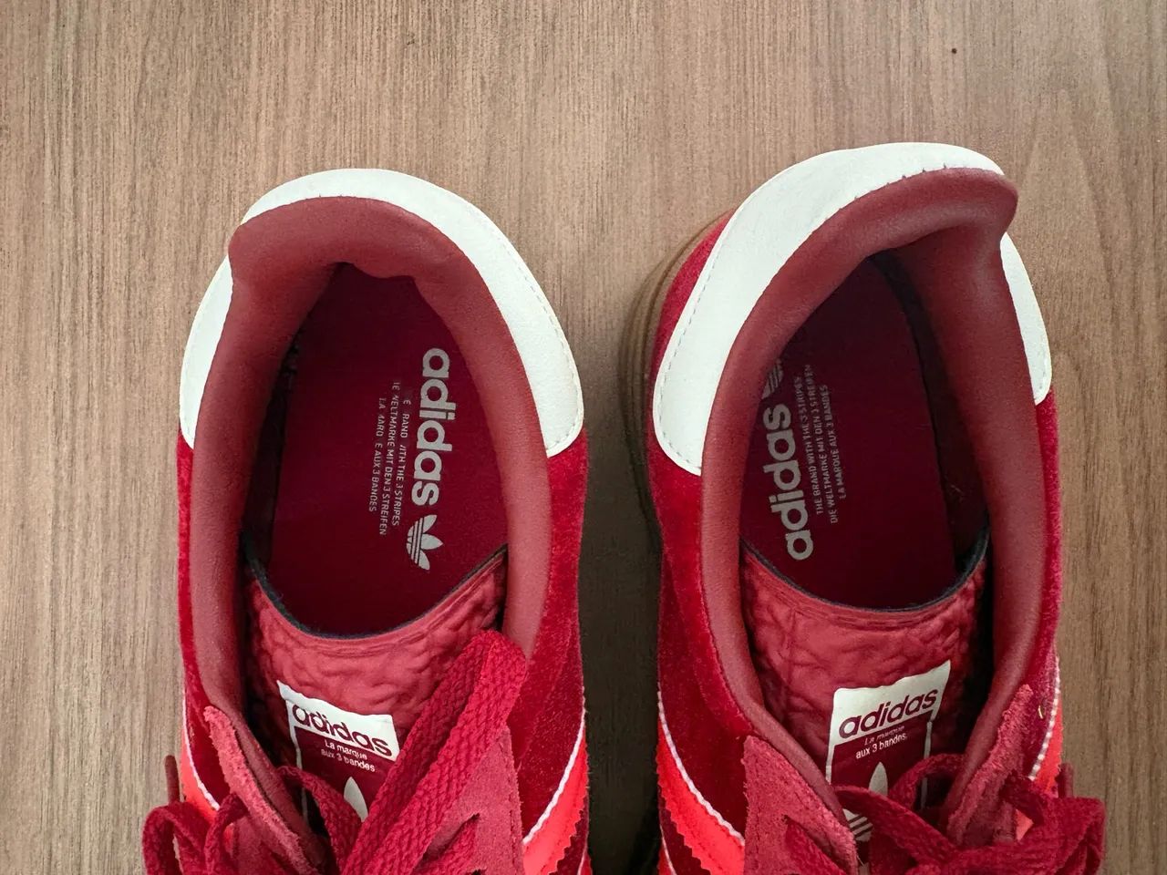 Adidas Gazelle Bold Red Bright (vermelho)  - Foto 5