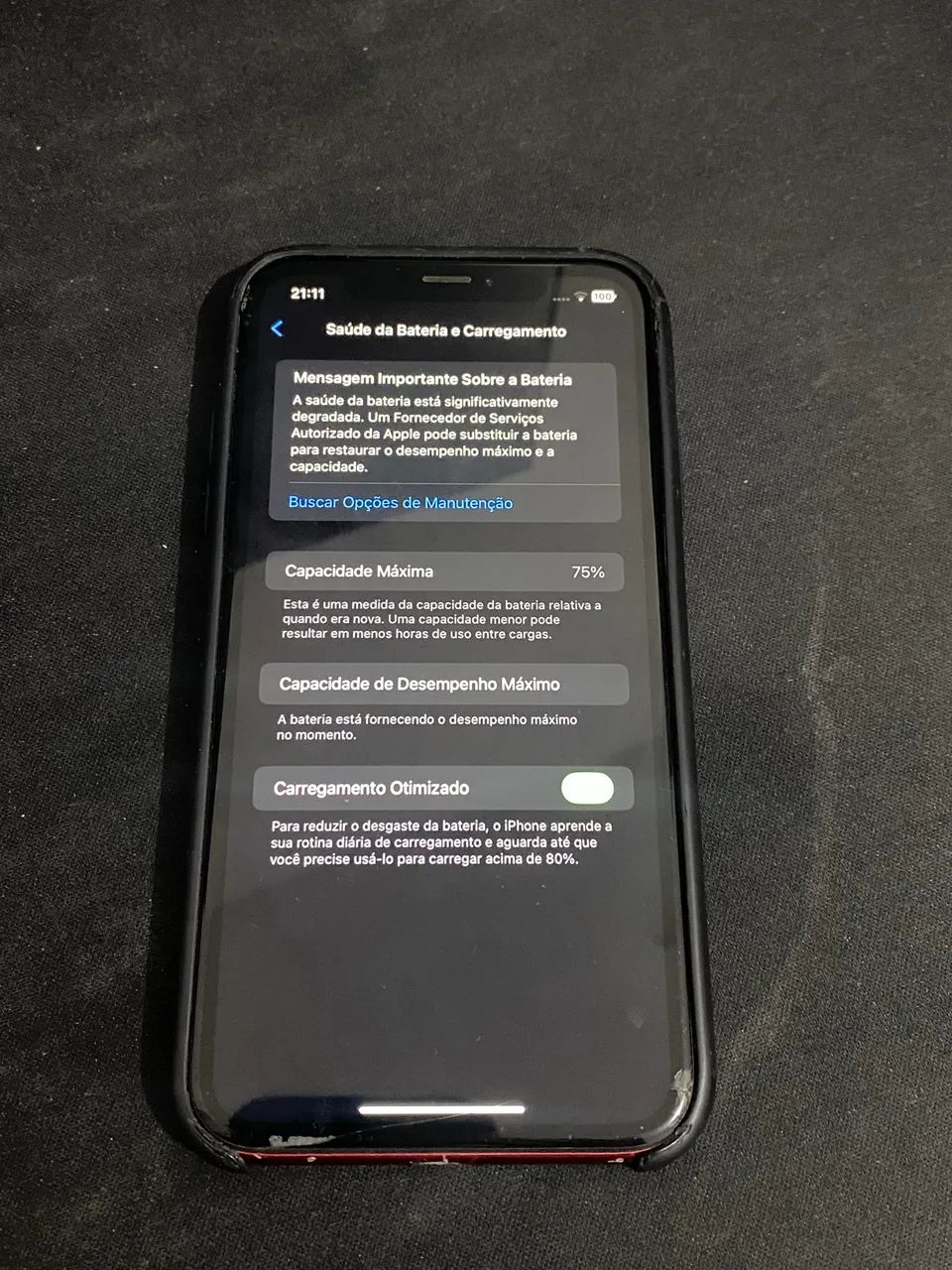 iPhone XR (RED) 64GB - 100% Original e Funcional (Face ID OK) - Foto 4