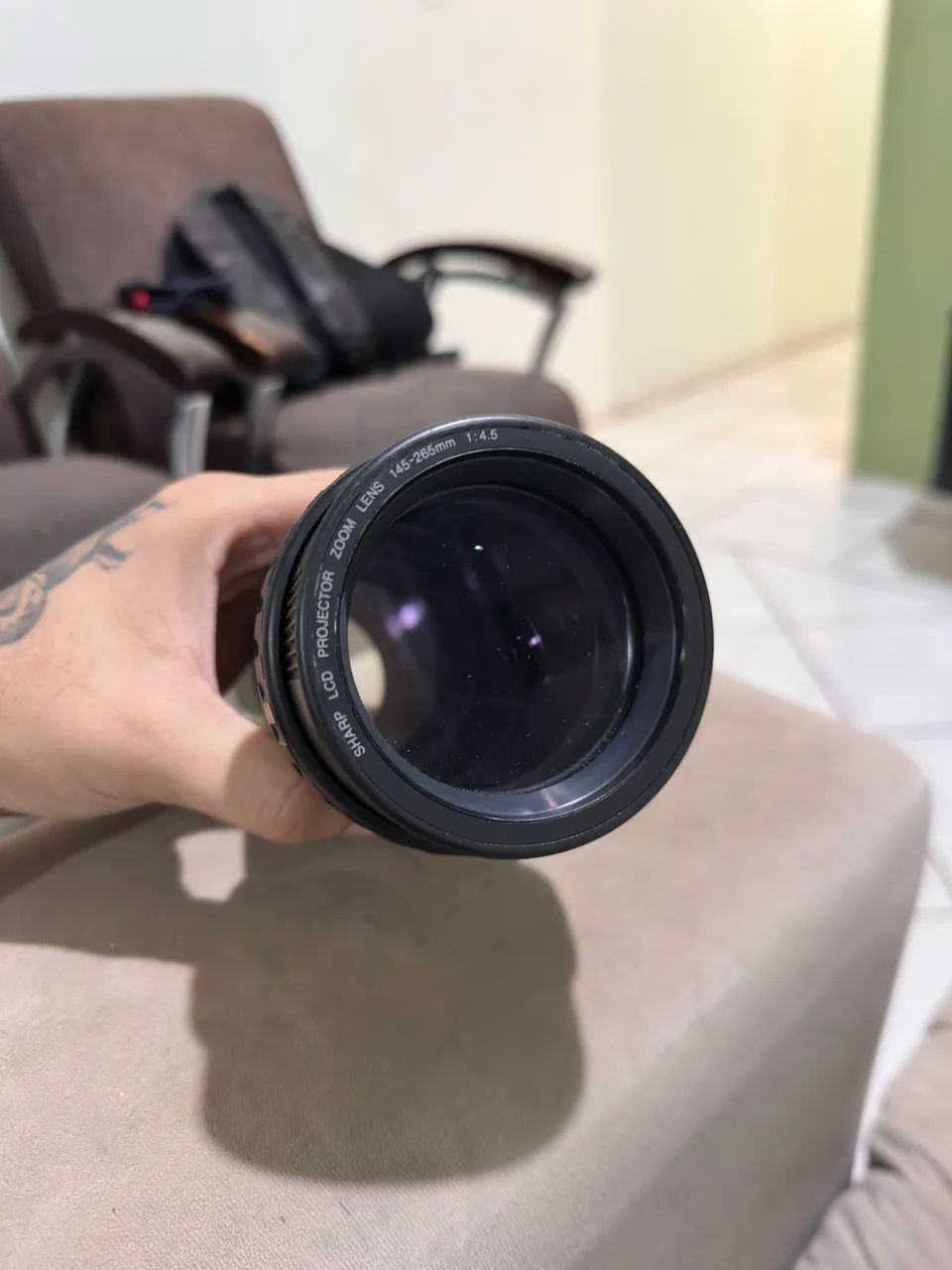 Lente projetor snoot 145-265mm