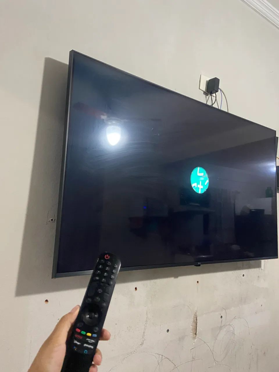 Tv LG 55 polegadas preta com comando e voz  - Foto 2
