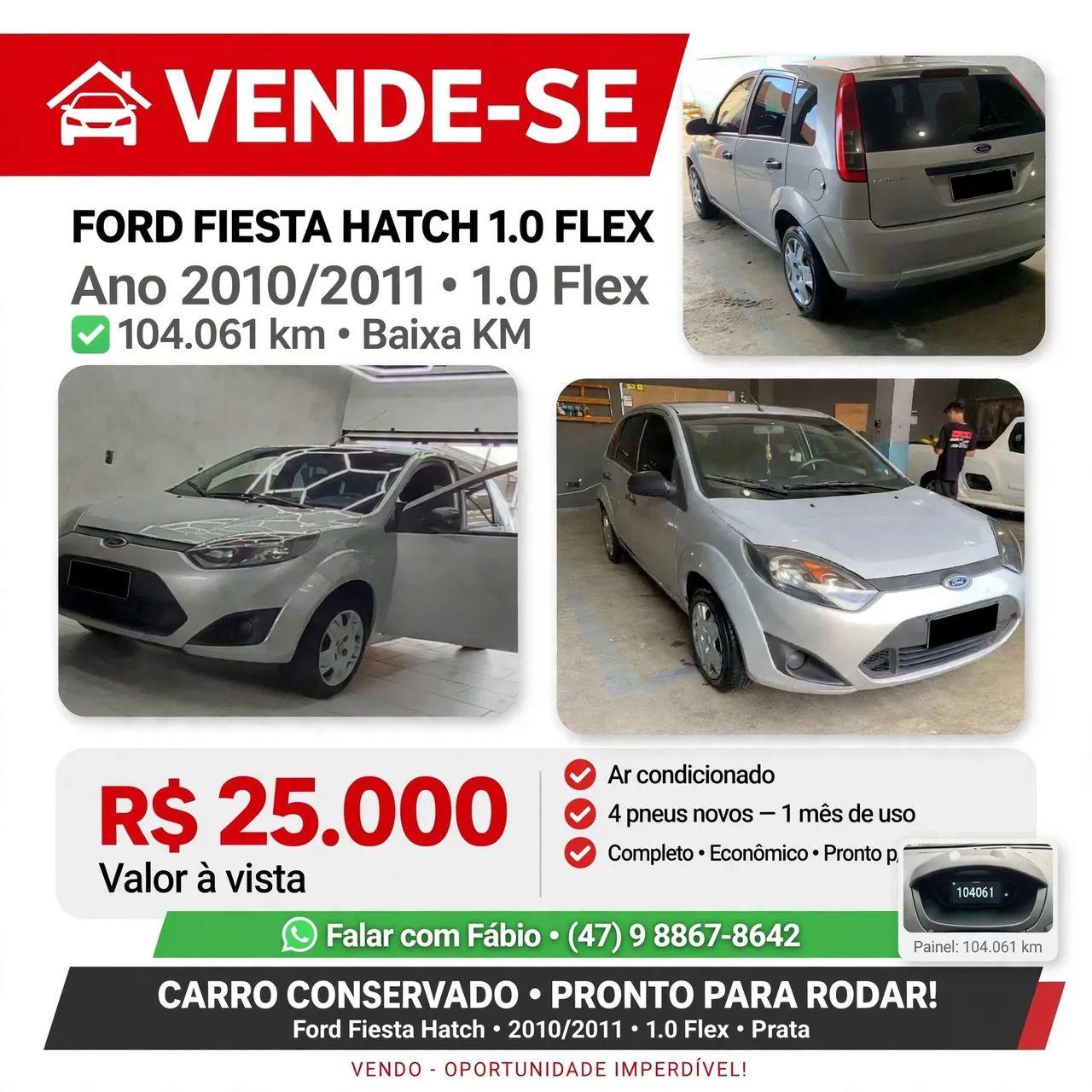 Ford Fiesta Fiesta 1.0 8V Flex/Class 1.0 8V Flex 5p 2011