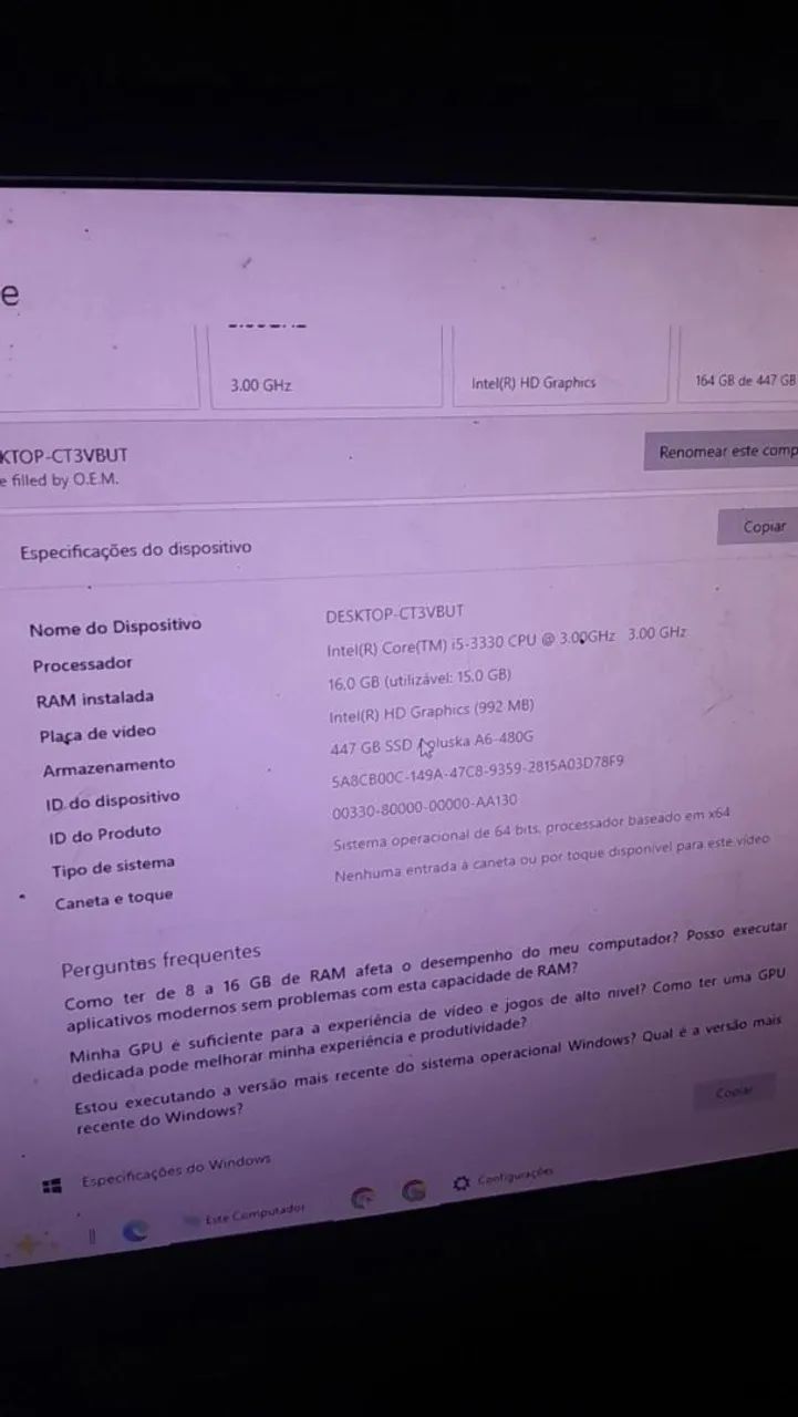 Vendo pc 