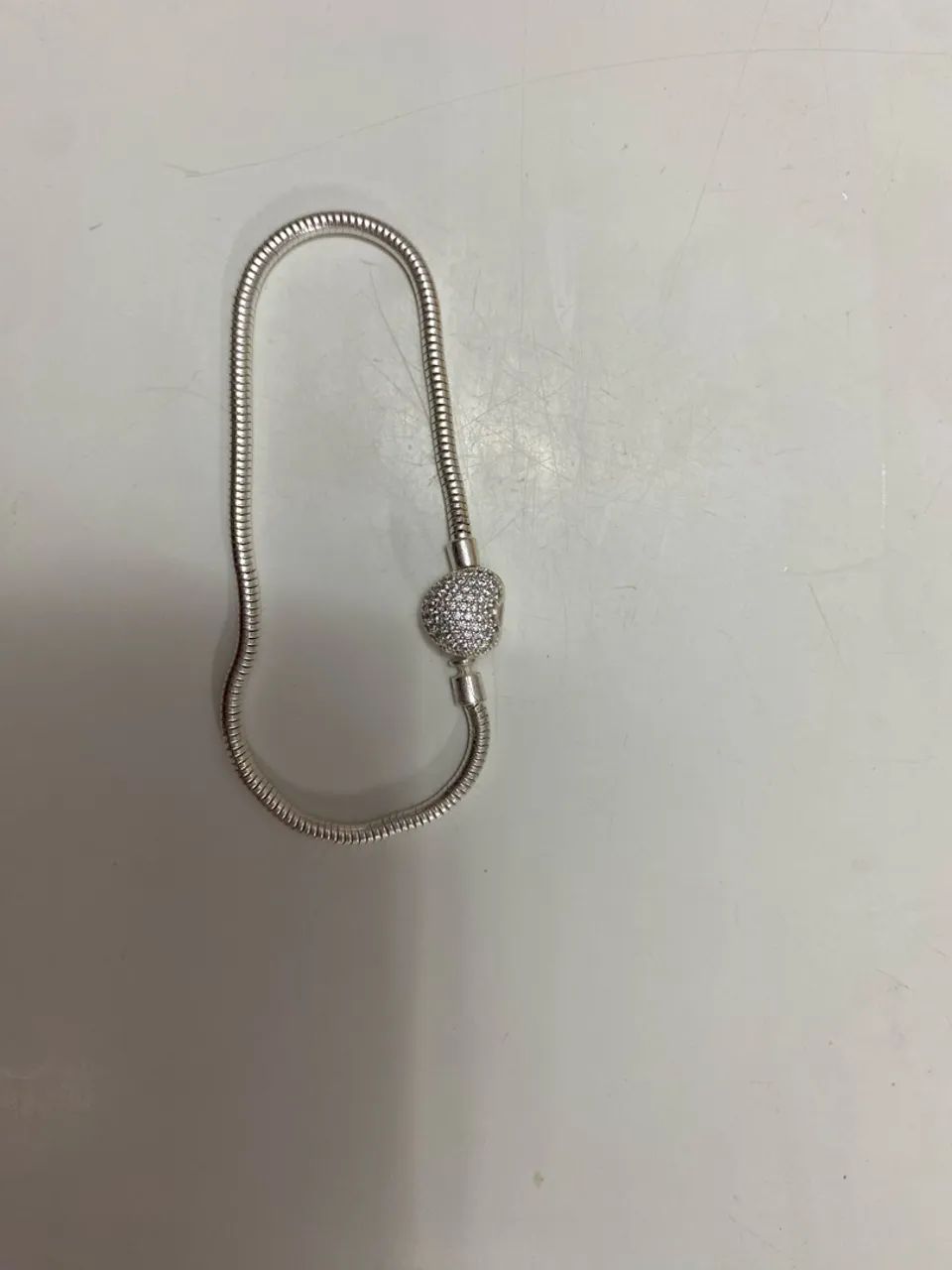 Pulseira para berloques em prata 925