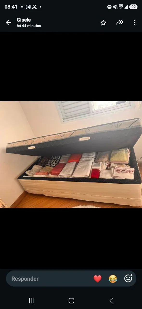 Cama de solteiro com cama auxiliar completa - Foto 4