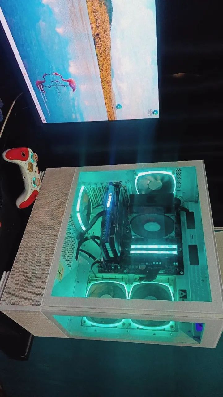 Computador com RTX 4060 - R7 5700x - B550 - Foto 3