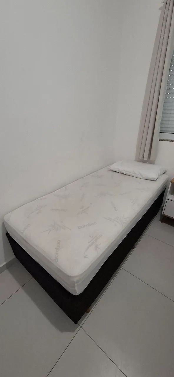 ? CAMA BOX SOLTEIRO + COLCHÃO - ÓTIMO ESTADO - Foto 4