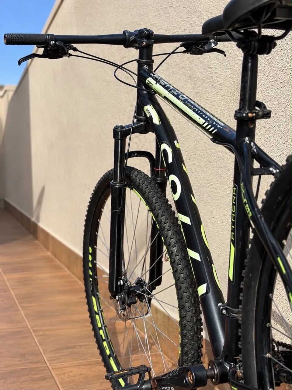 ? BICICLETA COLLI ARO 29 ? PRETA COM VERDE - Foto 3