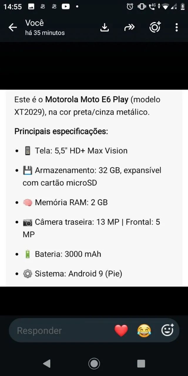 Motorola MotoE6 play  - Foto 4