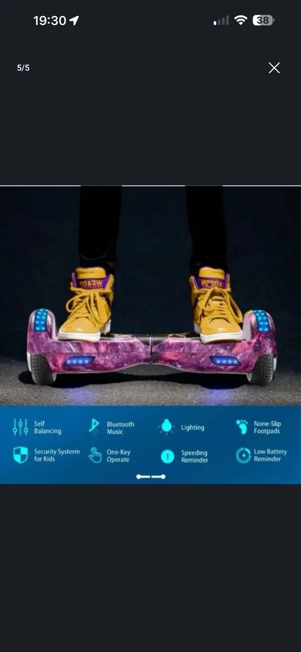 Skate Elétrico - hoverboard - Foto 3