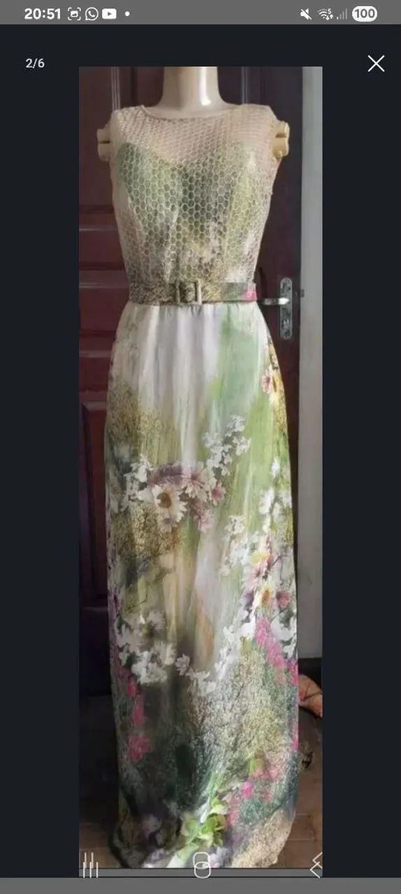 Lindo vestido estampado.  - Foto 4