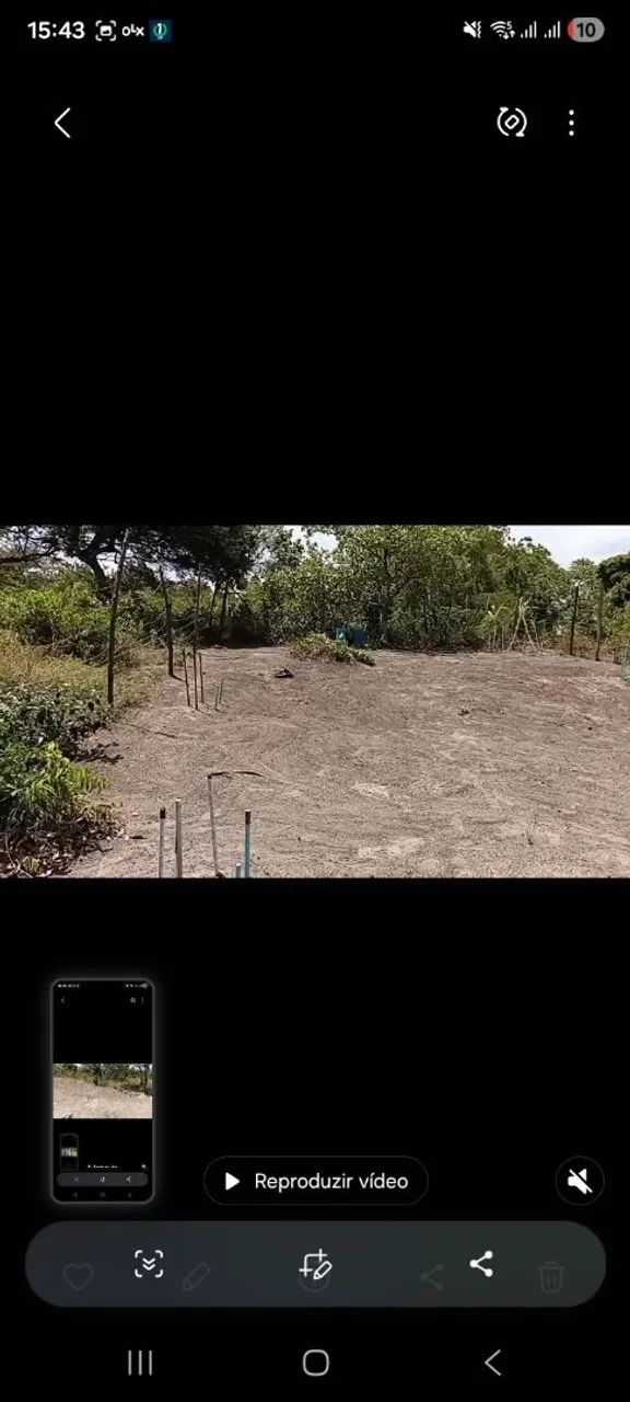 Vendo terreno 10x20 em itamaraca 