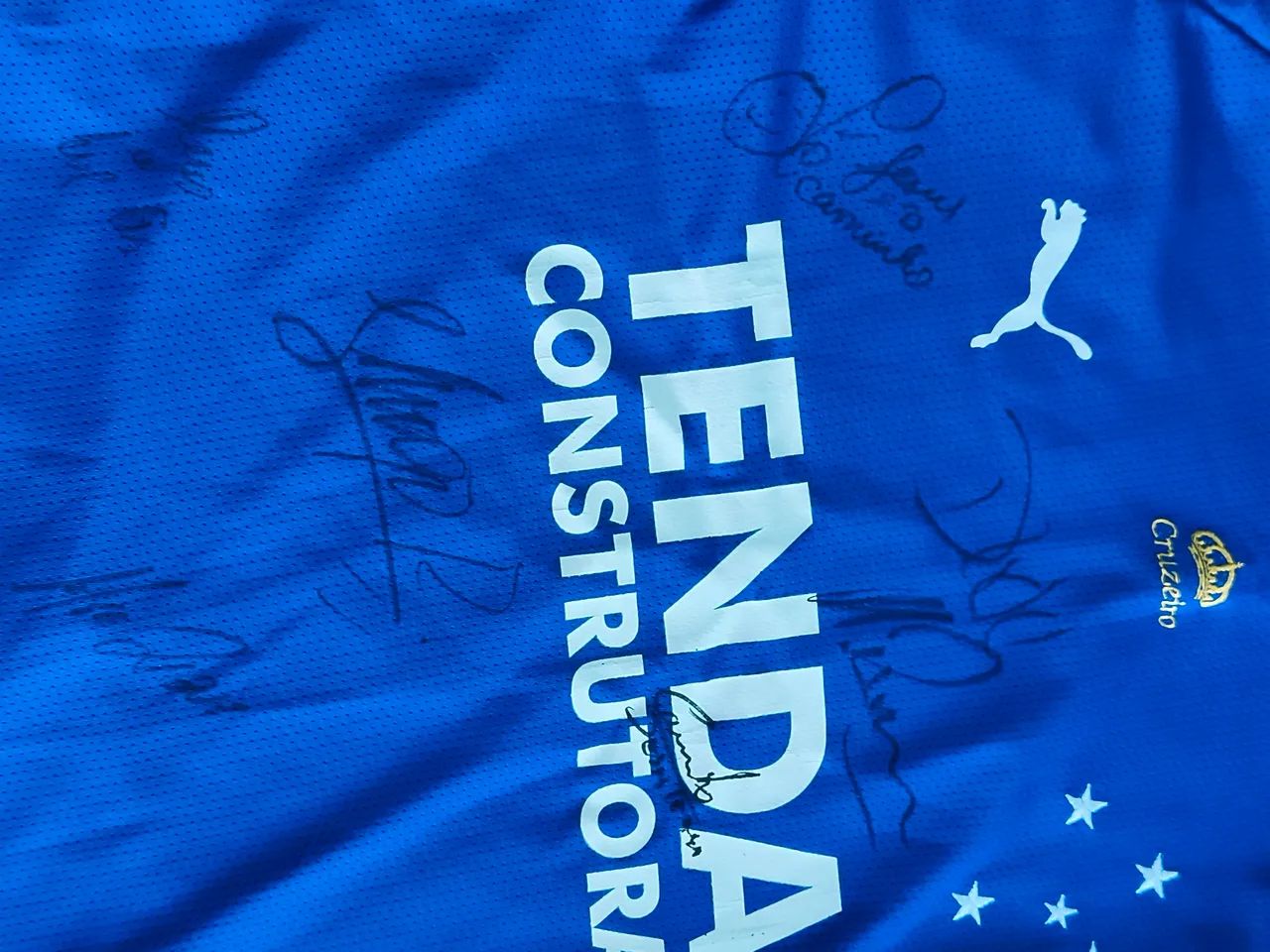 Vendo camisa autografada e original do Cruzeiro 