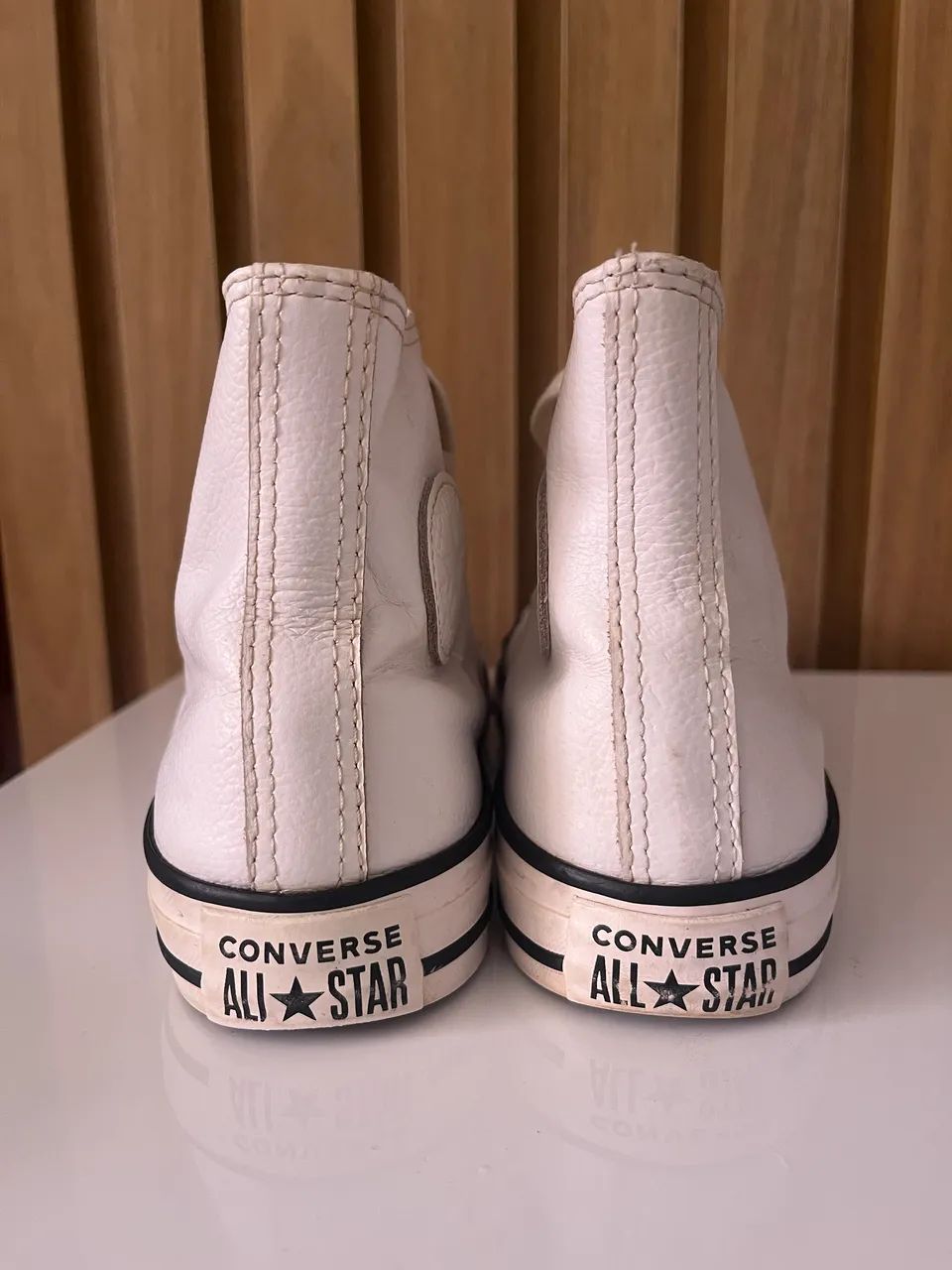 All Star Couro Cano Alto - Foto 3