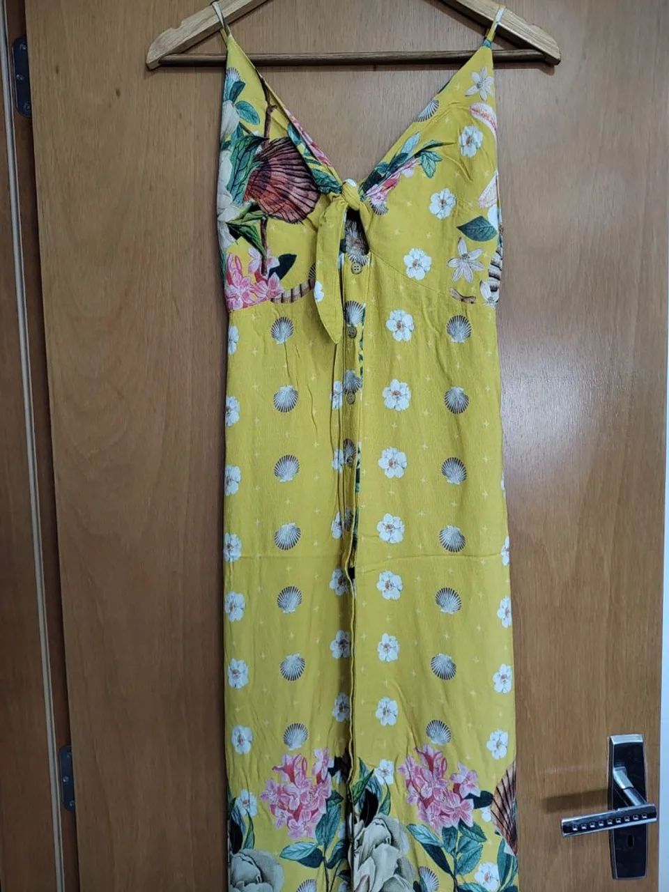 Vestido midi estampado