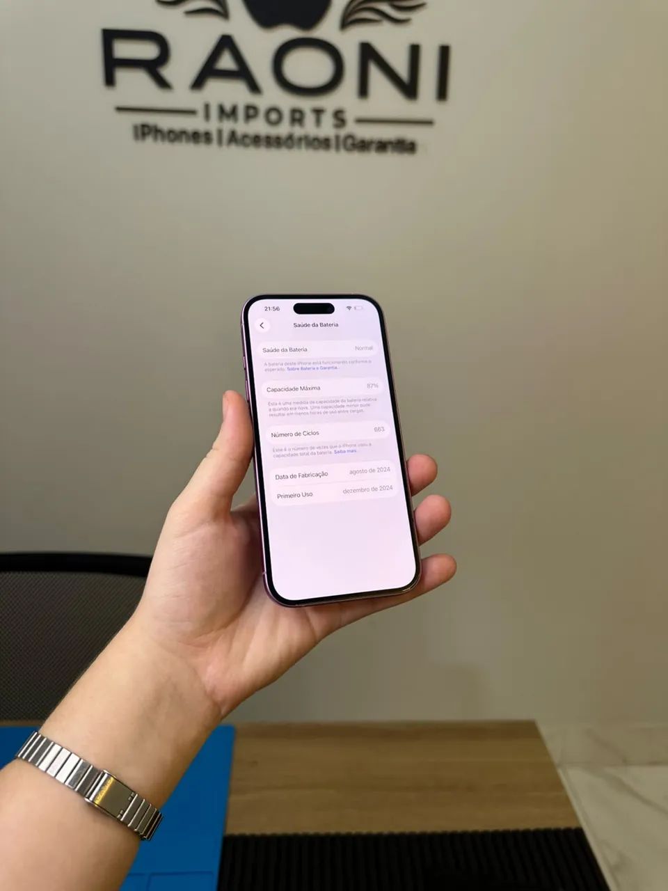 iPhone 16 128GB - Bateria 87% IMPECÁVEL  - Foto 5