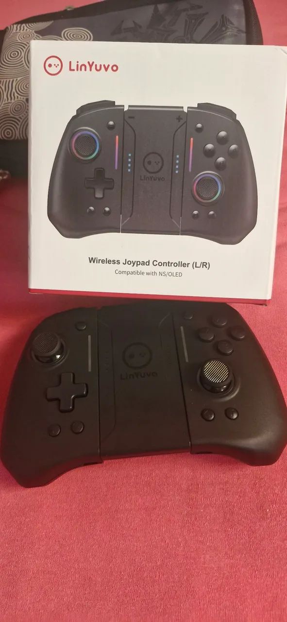 Vendo Switch OLED Splatoon Desbloqueado com vários acessórios - Foto 4