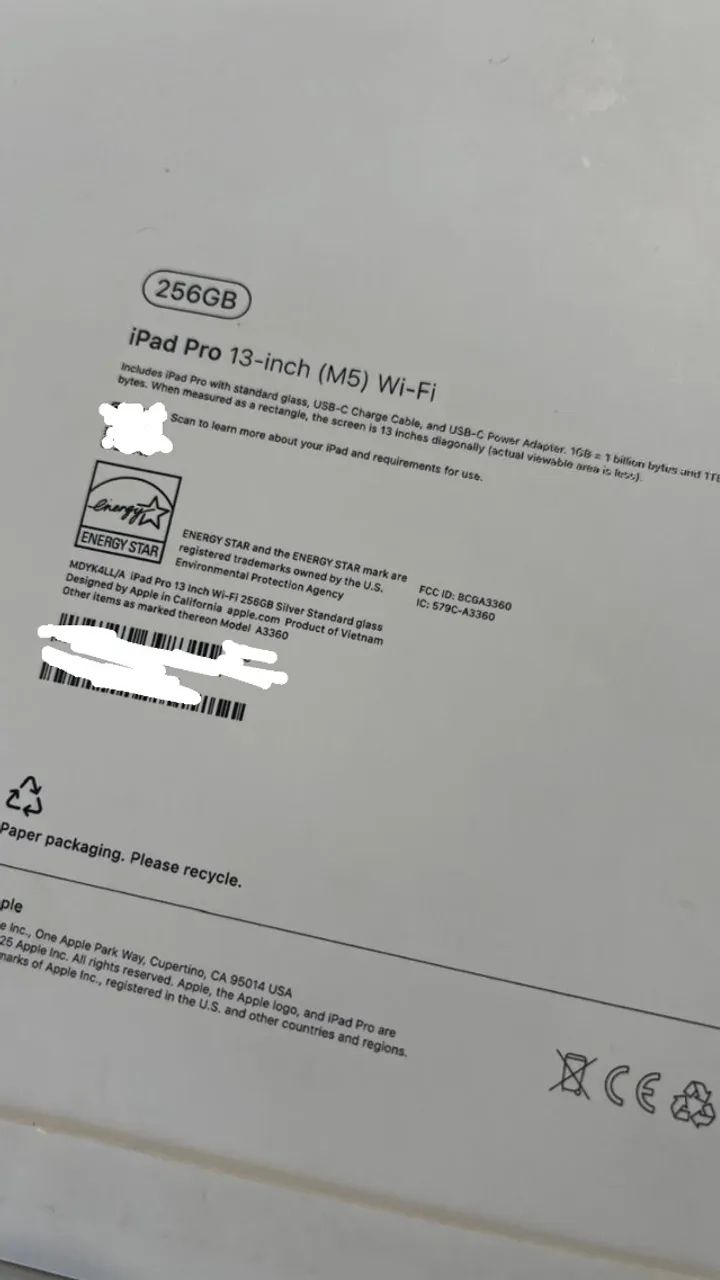 Ipad PRO M5 - 256GB - 13? - Silver - NOVO (LACRADO) - Foto 3