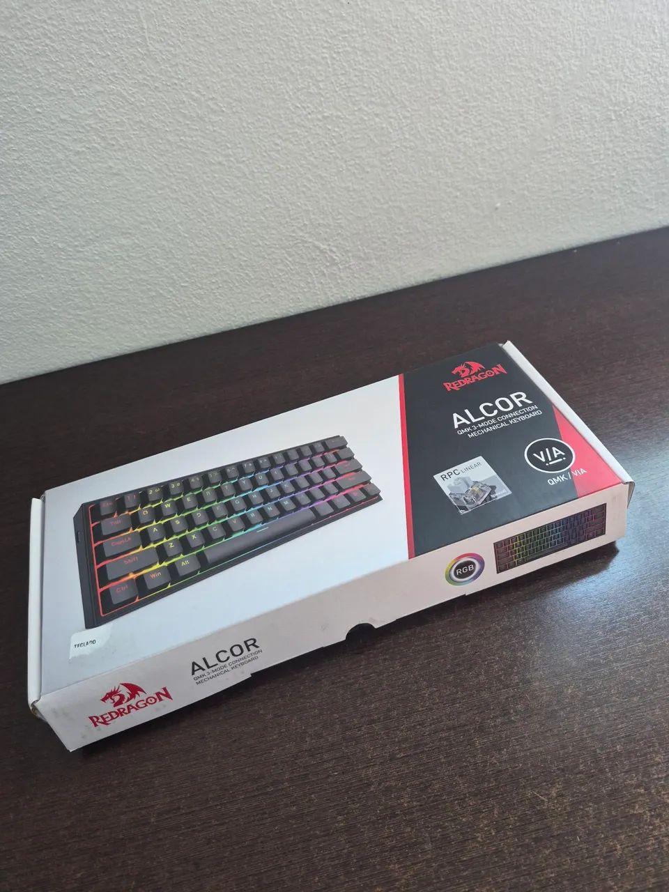 Teclado Mecânico Sem Fio Redragon Alcor 60% - Foto 2