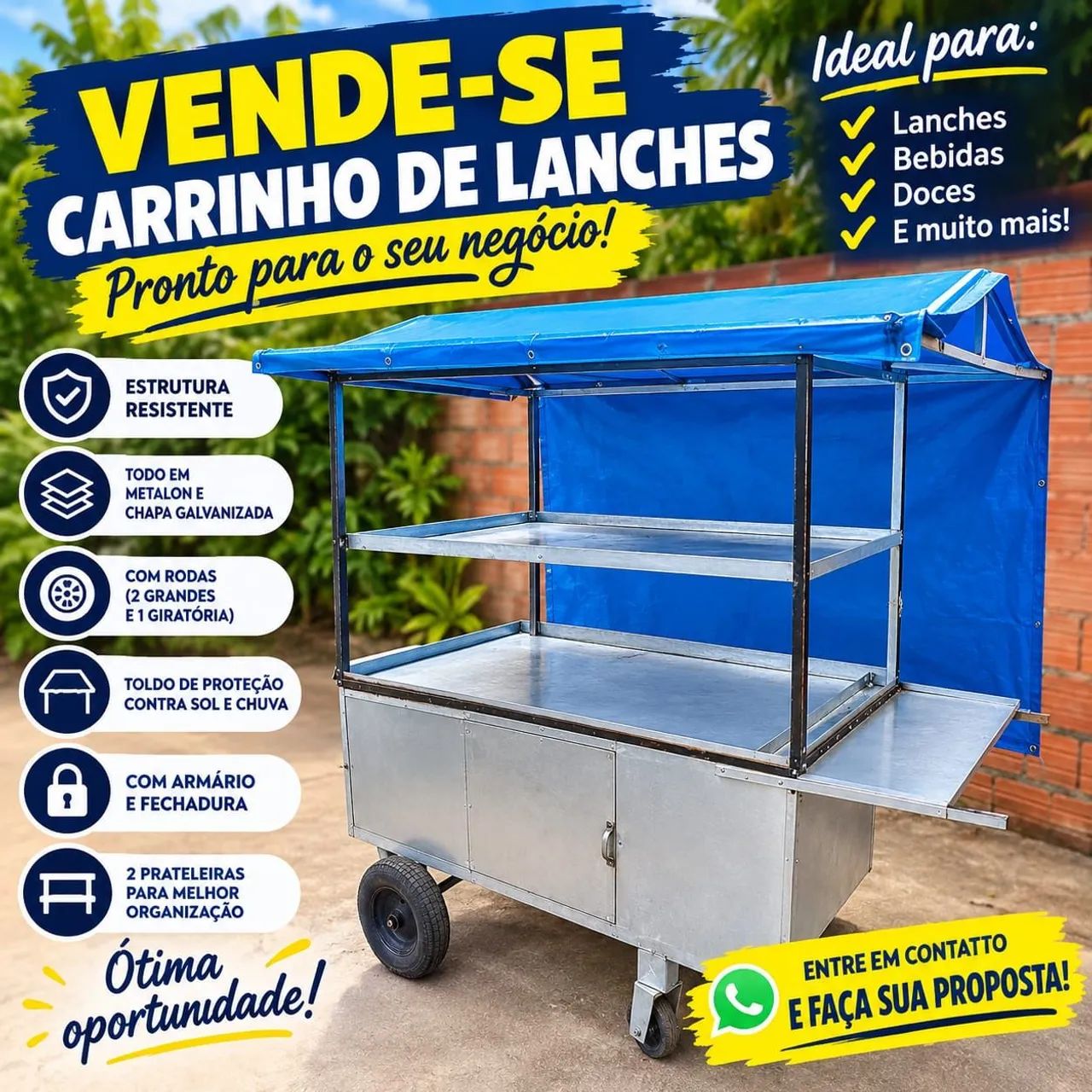 Carrinho camelô  - Foto 2