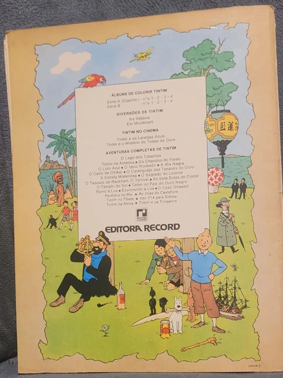 HQ - Vintage (1969/1970) - As Aventuras de TINTIM - Explorando a Lua  - Foto 2