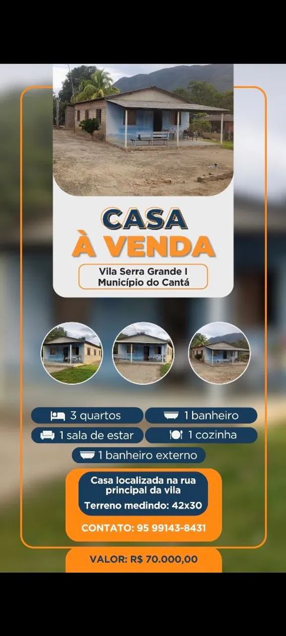 CASA VILA SERRA GRANDE I - CANTÁ 
