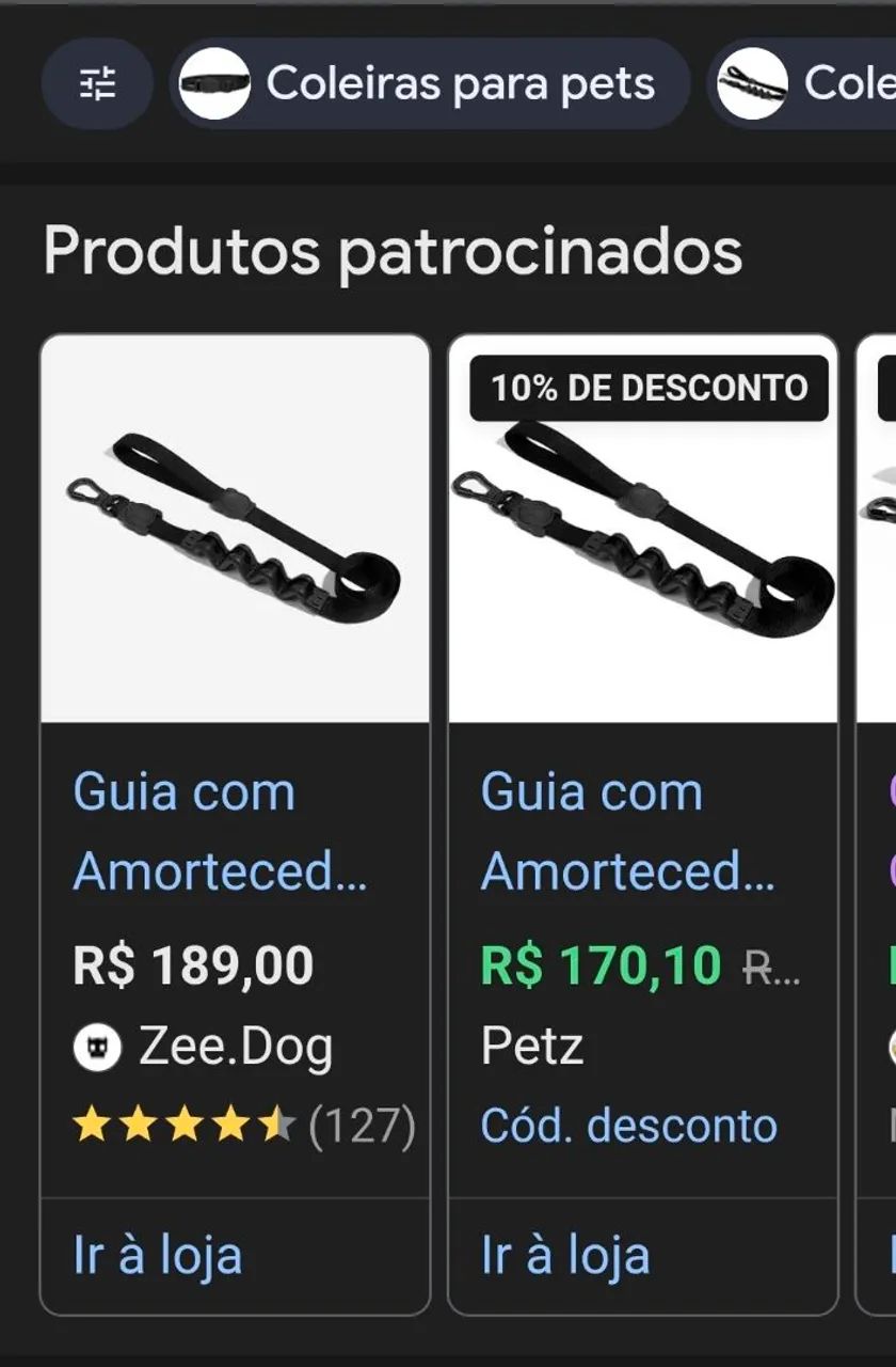 Guia ZeeDog Gotham com Amortecedor * NOVA! - Foto 4